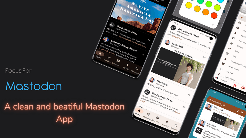 Focus for Mastodon screenshot