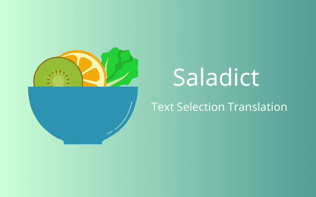 Saladict screenshot